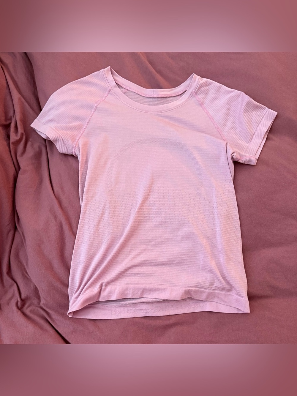 lululemon athletica Light Pink Short-Sleeve Performance Tee